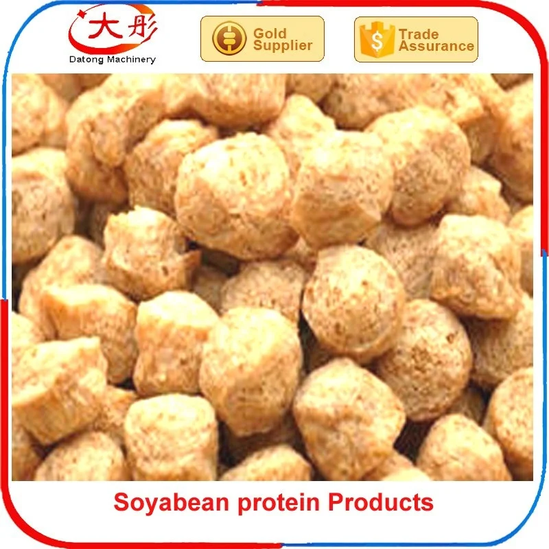 Soy Isolated Protein Production Line Tvp / Tsp Soya Botanic Protein Making Machine