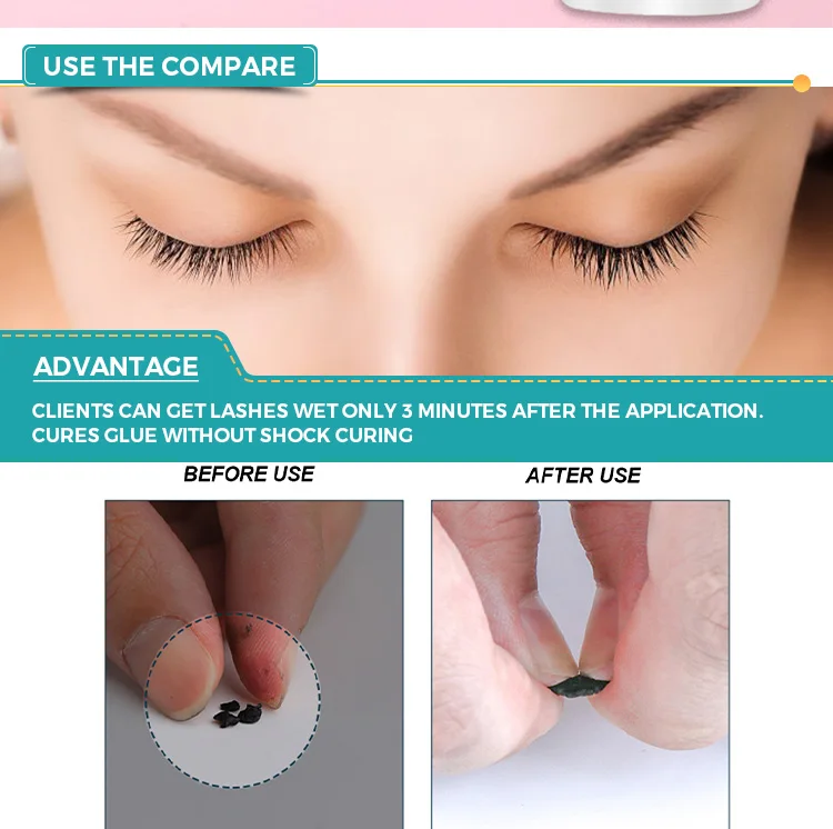 Private Label Maximum Glue Retention Glue Bond Lasting Latex Free Eyelash Extension Glue Super Bonder