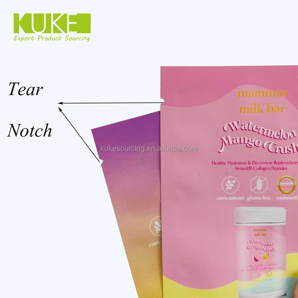 sealable pouch pre-roll tube packaging puncture proof 8ml sachets zip mylar bag small proof plastic vanilla beans pods packaging