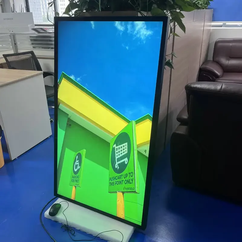 Bus Arrival Display 55 inch IPS Outdoor IP67 Waterproof LCD Panel 4000Nitts  Bus Information Kiosk LCD Display Digital Signage