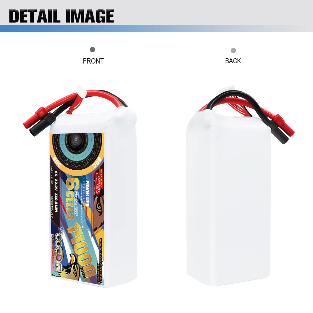 CODDAR 8S 14000MAH 29.6V 80C XT150 Plug RC LiPo Battery Large Scale Drone Racing FPV Helicopter Agriculture Quadcopter Drone