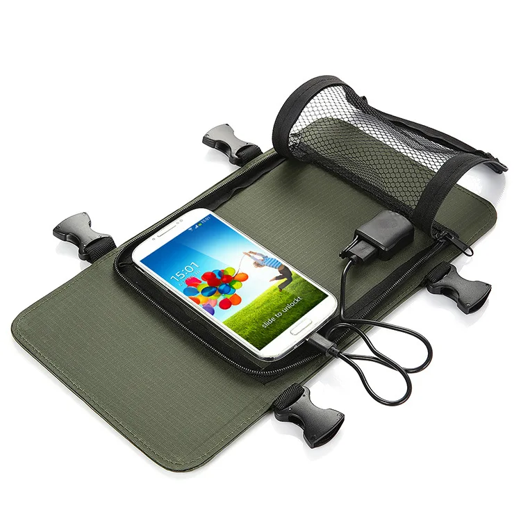 Backpack solar panel, Anti-water Power Solar Panel Battery Charger USB adapter thin film CIGS Portable solar chargeable backpack