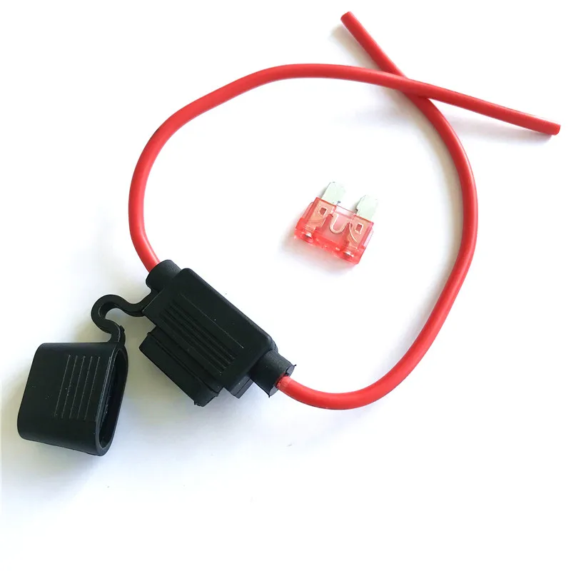 
 In Line custom 12awg 30cm wire length ATC ATO Fuse Holder with 40A fuse   (60778445652)