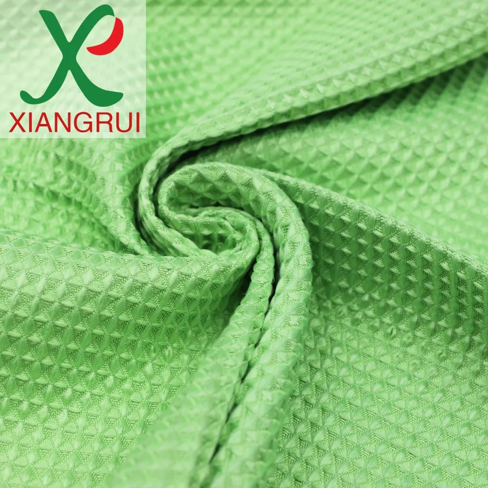 Eco-friendly Factory best-selling environmentally friendly natural cotton waffle fabric white household textiles