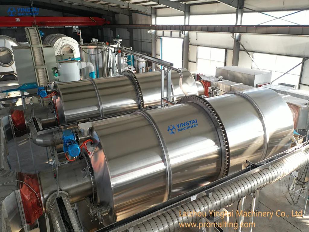 fully automated/automatic Combination Germination vessel to produce malts for brewers