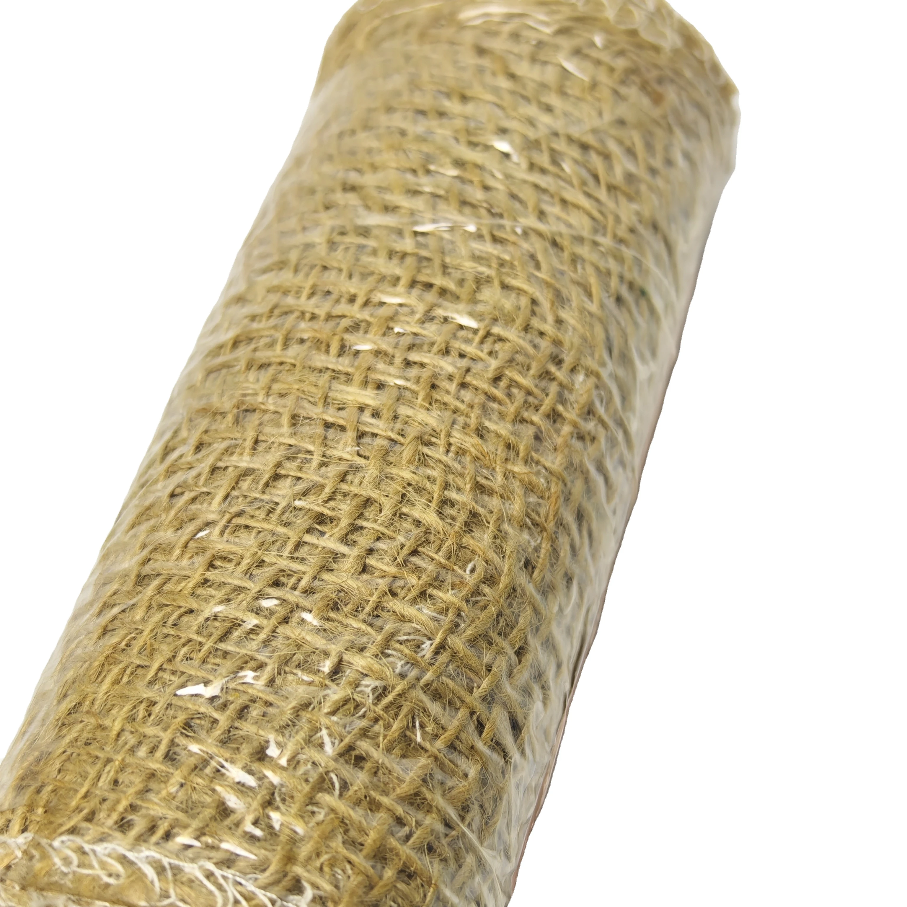 100% Jute Fiber  Fabric Table Runner   Roll Jute Fabric for Decoration