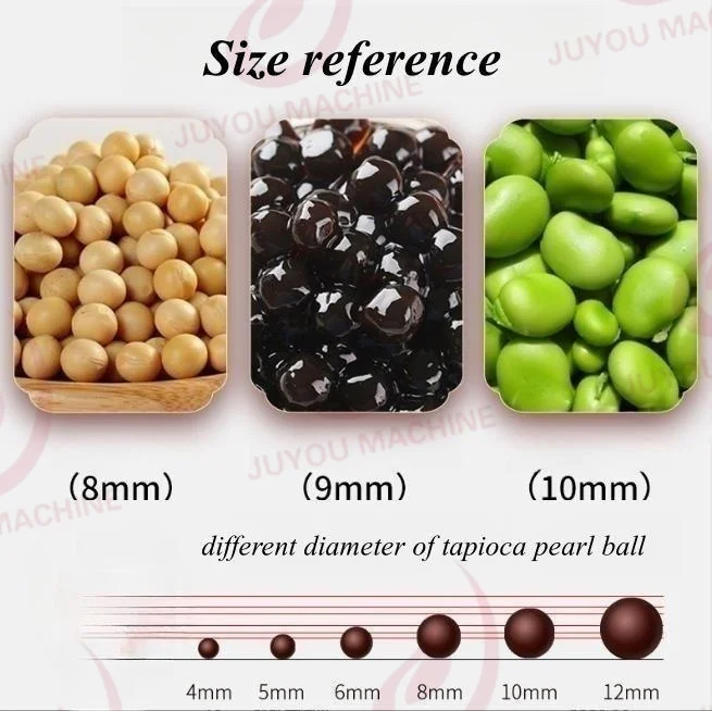 Tea Pearls Machine JUYOU High Quality Tapioca Pearl Taro Ball Making Machine for Boba Tea Pearls Machine
