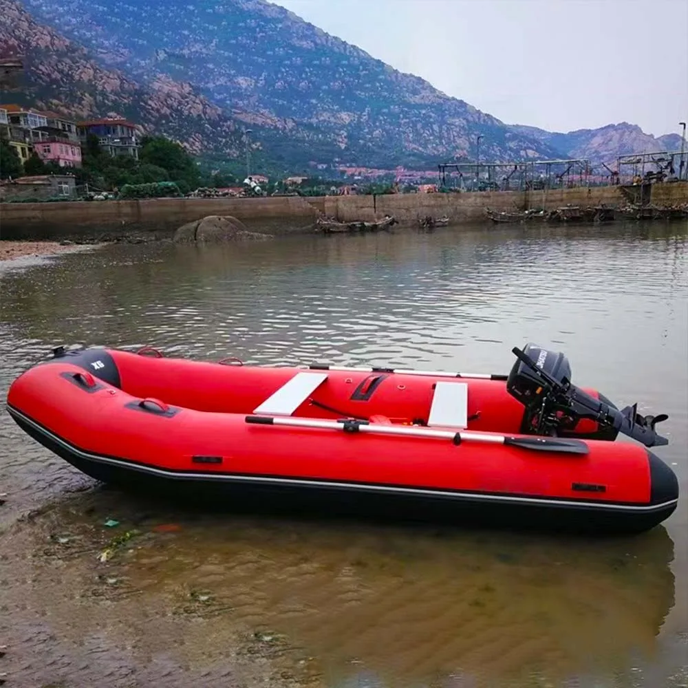 Inflatable PVC Hypalon self-inflation inflatable RIB Rescue Fishing Boats with CE