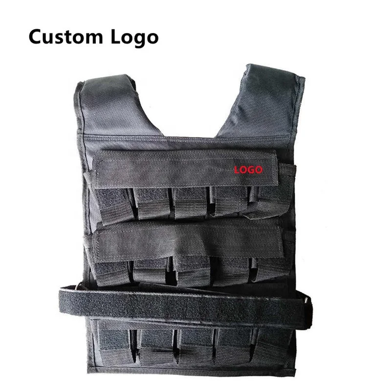 Manufacturers Wholesale High Quality Fashionable Fitness Adjustable Exercise Custom Logo 30kg Training Weight Vest