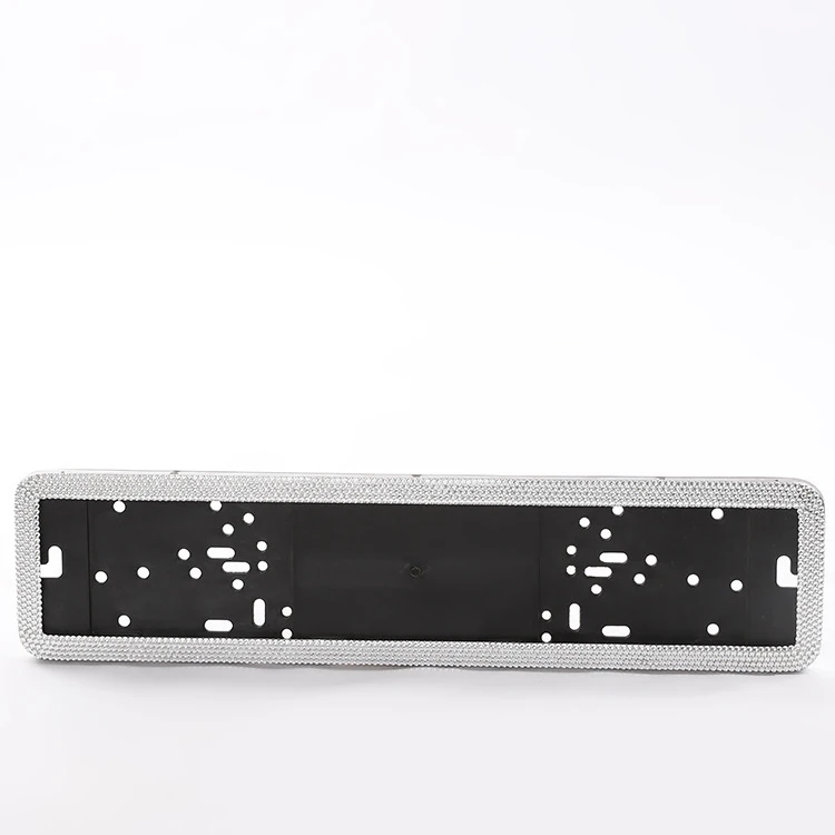 European license plate frame middle east license plate frame foreign trade acrylic drill license plate frame