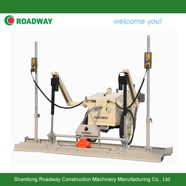 Walk-behind electric Concrete Laser screed for sale concrete floor leveling vibratory laser screed machine