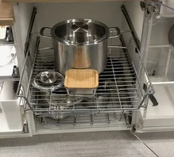 high standard home mesh storage basket metal wire laundry basket/Stainless steel wire fruit metal mesh basket