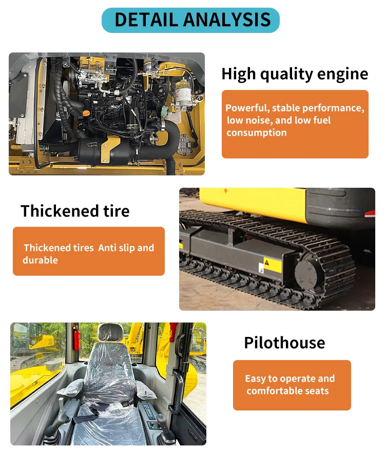 High quality 50 ton excavator hydraulic excavator digger crawler excavator