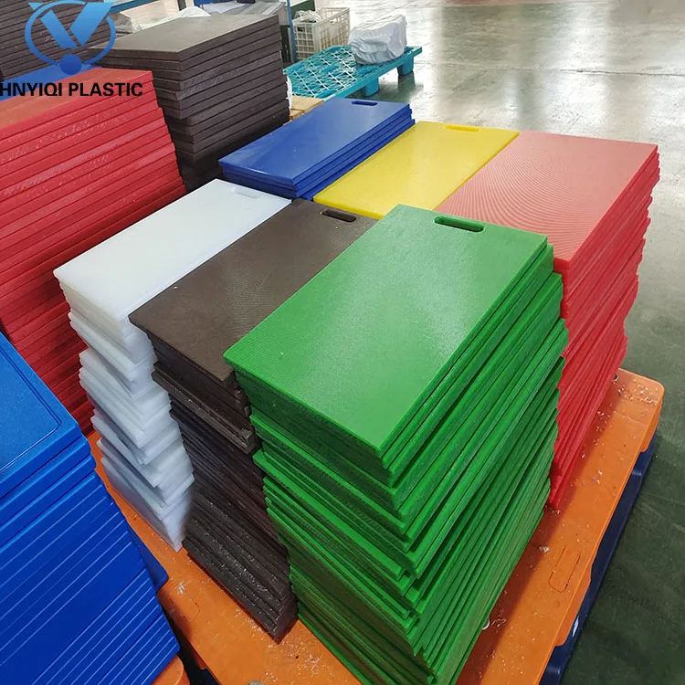High Quality HDPE Cutting Board Thick 50mm 100mm Pe Plastic Rectangle 7 Working Days Standard 6 Colors Chopping Blocks