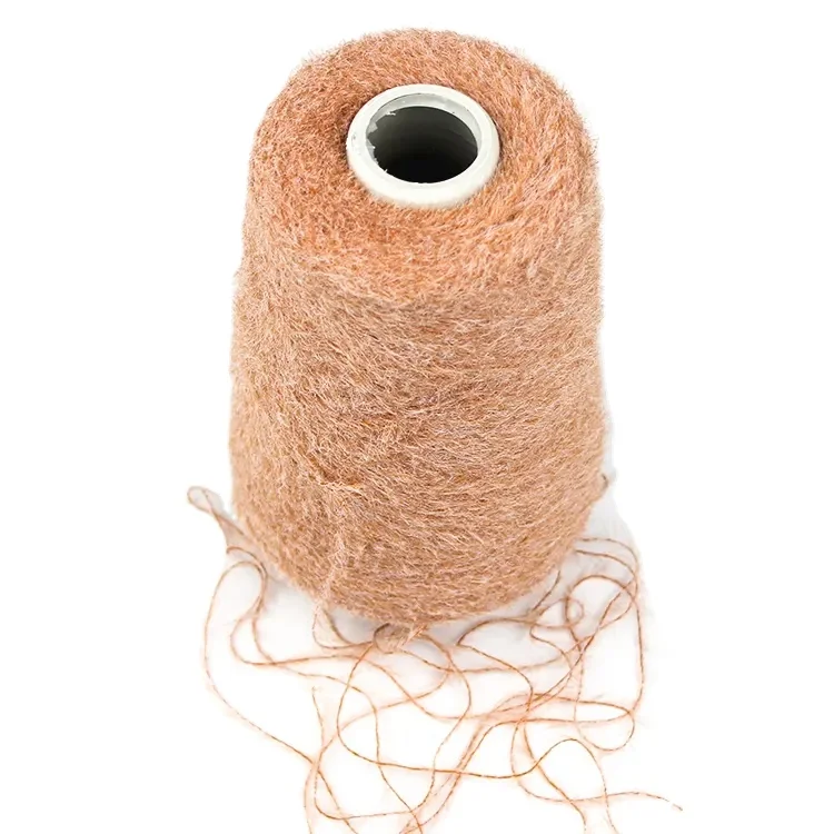 Kingeagle Fancy Soft imitate nylon mink feather yarn for knitting