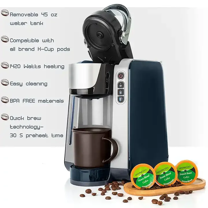 Хит продаж кофейная машина 2 в 1 кофеварка для приготовления эспрессо дома