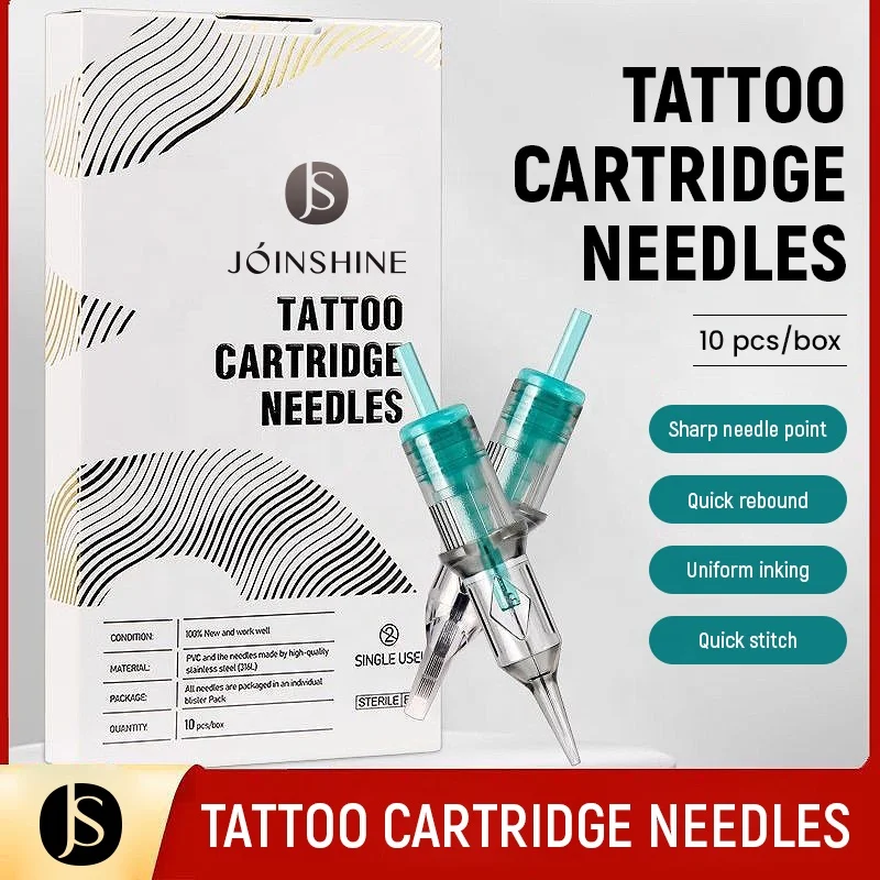 Professional Precision Safety Sterilized Disposable Tattoo Single Needle Microblading Eyebrow Tattoo Cartridges Needles