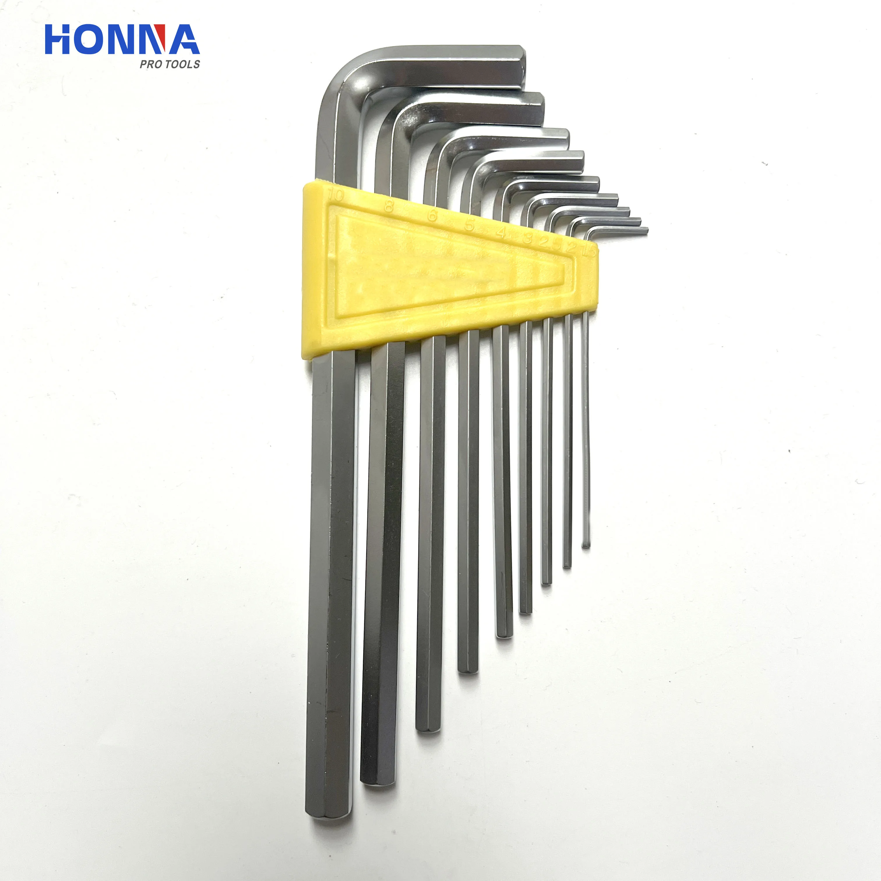 Hot Selling CRV Steel 9pcs Hex Key Set Factory Outlet Square Long Arm Allen Wrench Hot Item