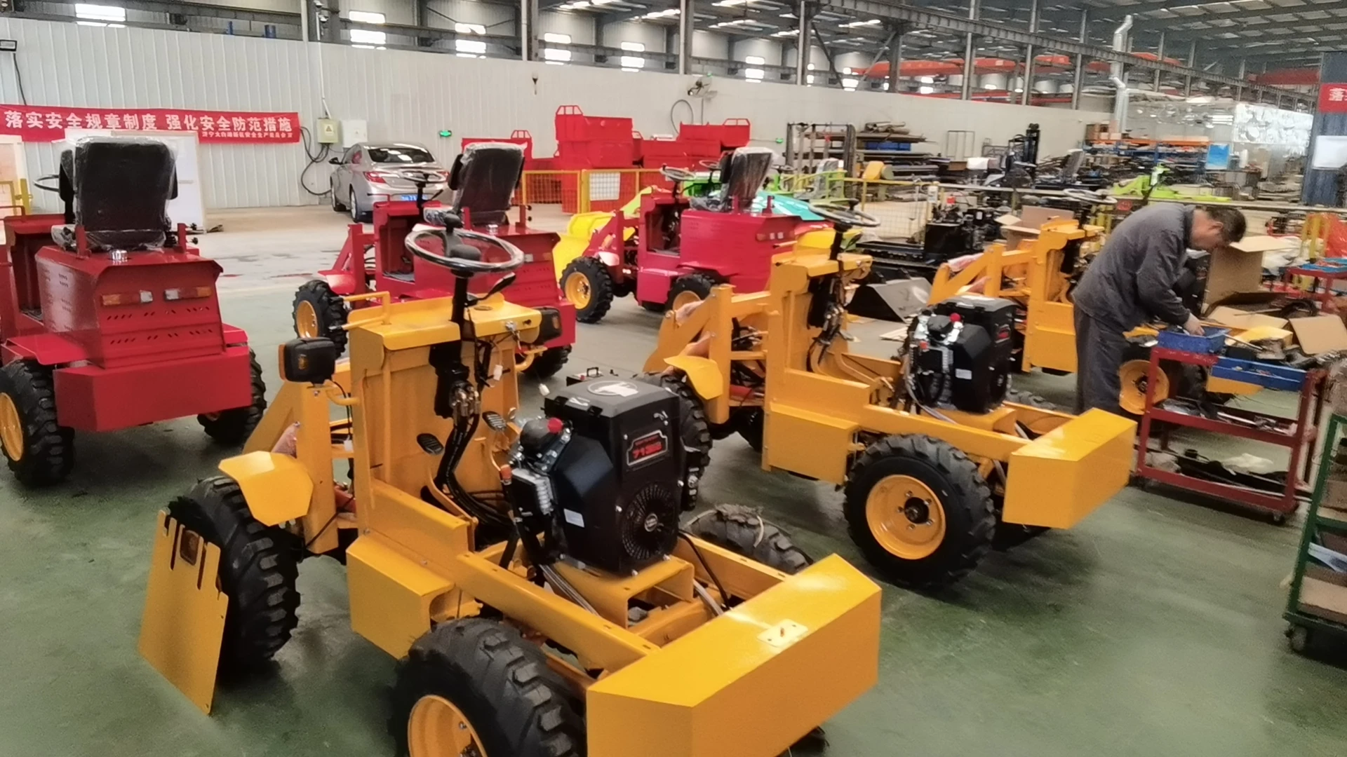 CE And Euro-V state /EPA Approved 4x4 Chain Driven Mini Wheel Dumper Loader For Sale