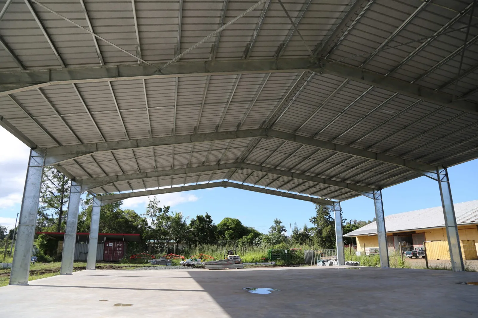 Китайская промышленная конструкция, легкий каркас, стальная конструкция, сборный каркас для хранения