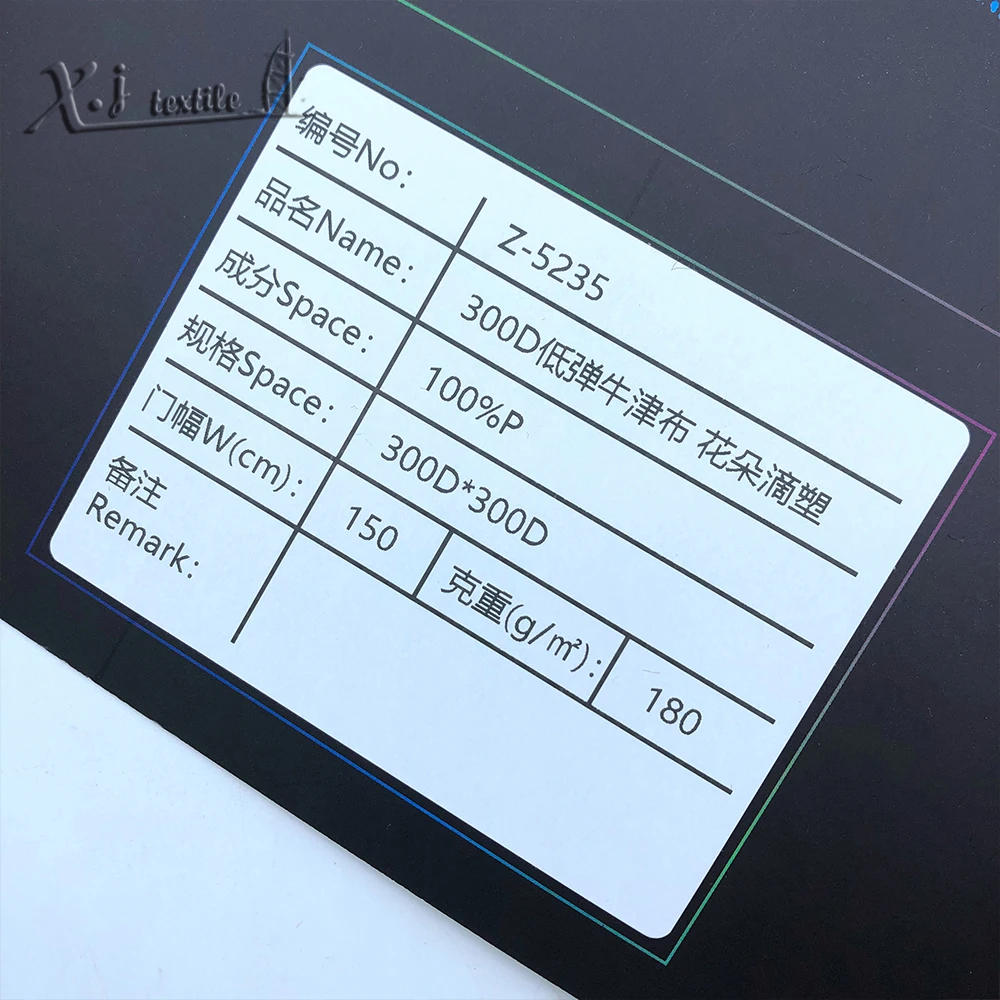 Hot selling Oxford cloth for bag rubber patch with flower