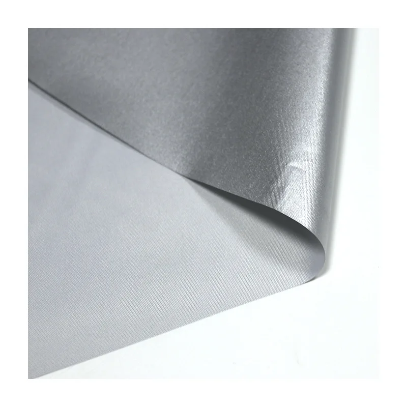 150d 210d polyester oxford anti-uv ray waterproof silver coated fabric for car cover