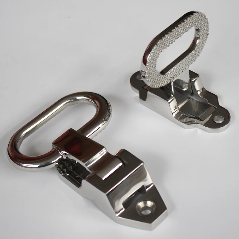 Factory sales Marine grade high quality 316 stainless steel yacht folding mast step