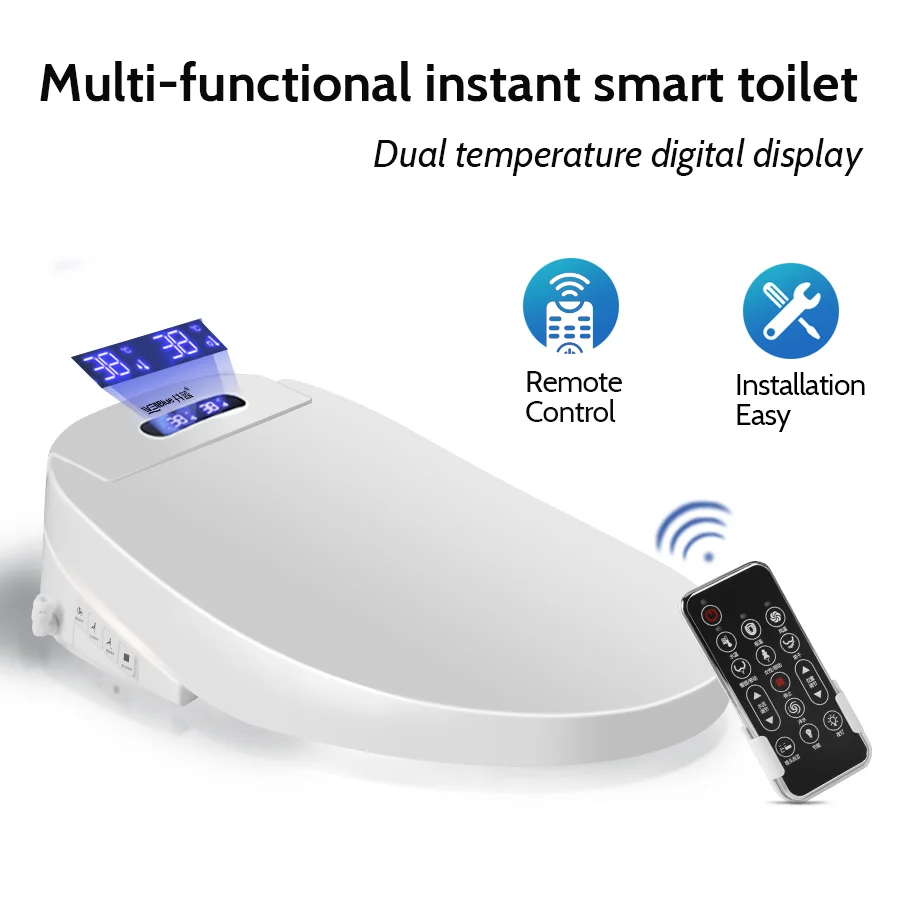 New model Instant warm auto clean smart toilet seat electric Japanese toilet seat cover