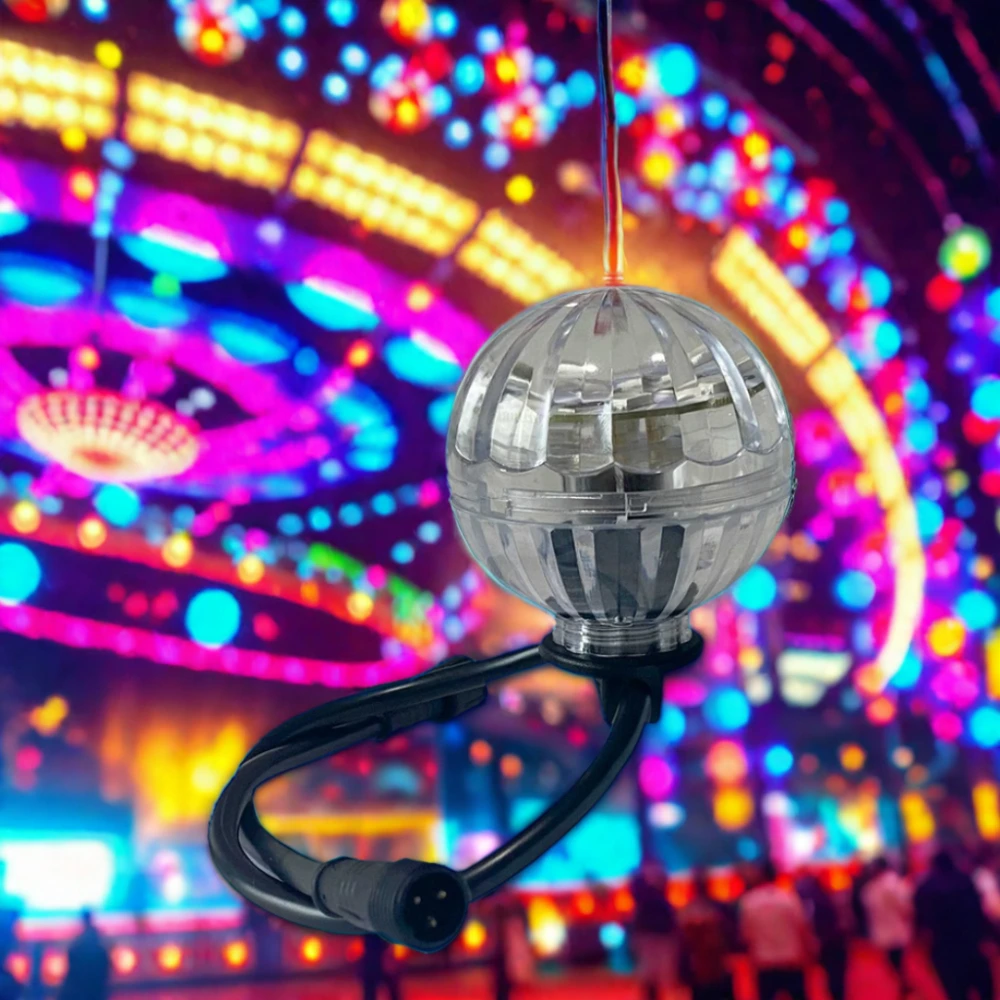 DC24V 60 мм DMX управляемое RGB Освещение кабошон RGB DMX пиксельные огни карнавальные светодиодные Забавные Развлечения