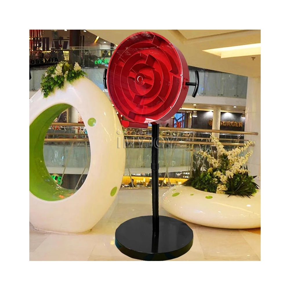 Amusement park gravity marble run funny game maze balls track construction set handheld steel ball maze game for kids