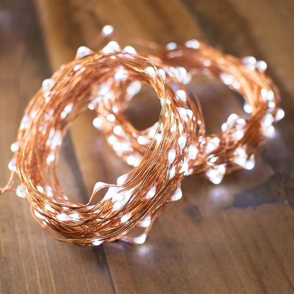 Christmas Xmas wedding Outdoor Indoor decoration battery operated 10M 100 LED Dc Power net Fairy String Light