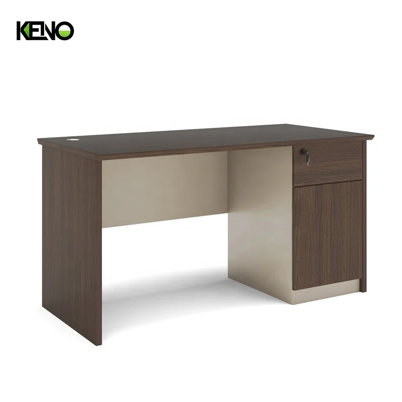 Wholesale Mid Century Seater Modern Melamine Board Director Simple Single Promotional Office Table Design