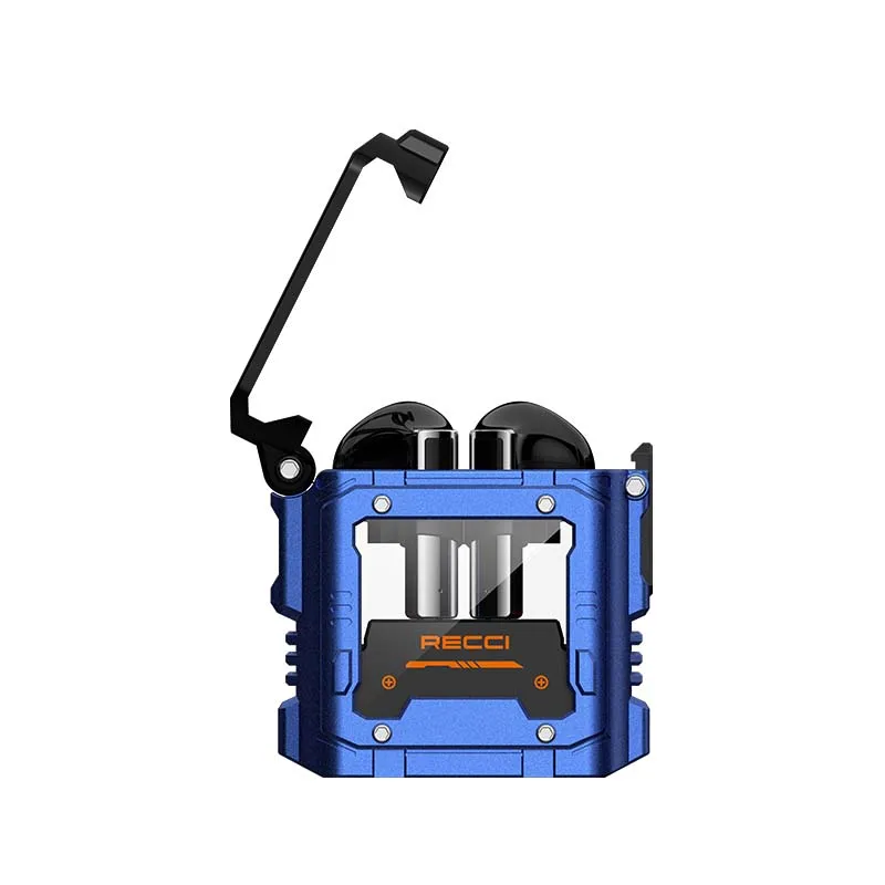 Recci earbuds 5.0 TWS Wireless Headphones earphone Earbuds Stereo Gaming Headset With Charging Box for Mobile Phone