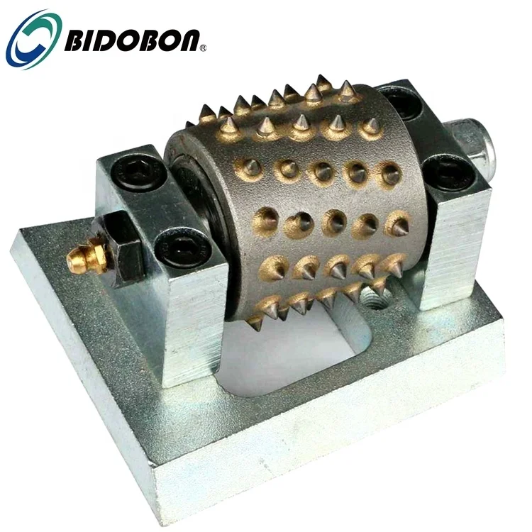 Factory Supply Diamond Bush Hammer Roller Tool Frankfurt Shape for Concrete