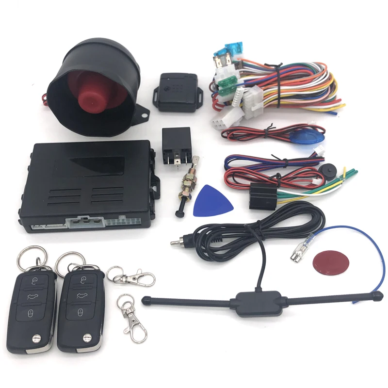 Top Box Keyless Entry Auto Security Alarms System Wireless Car Alarm System for all car