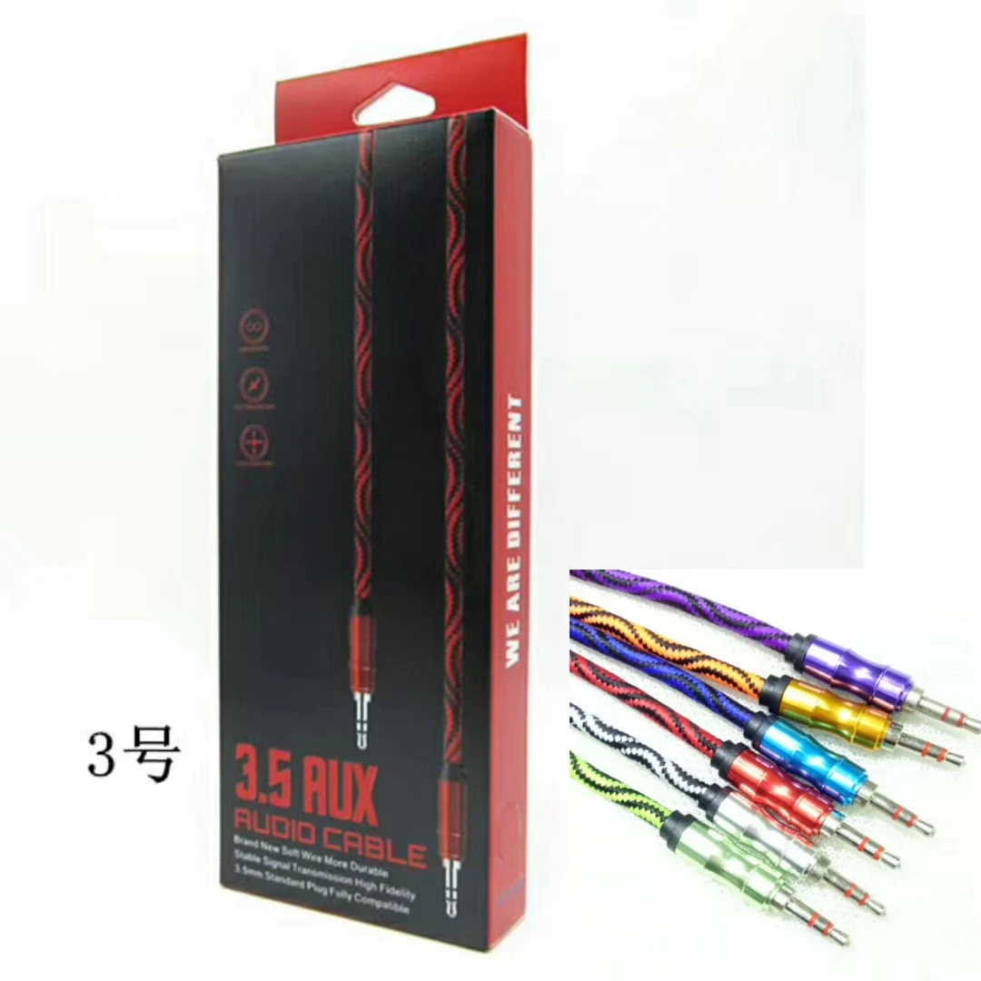 Wholesale price high quality audio cables aux adapter cable for mobile phone