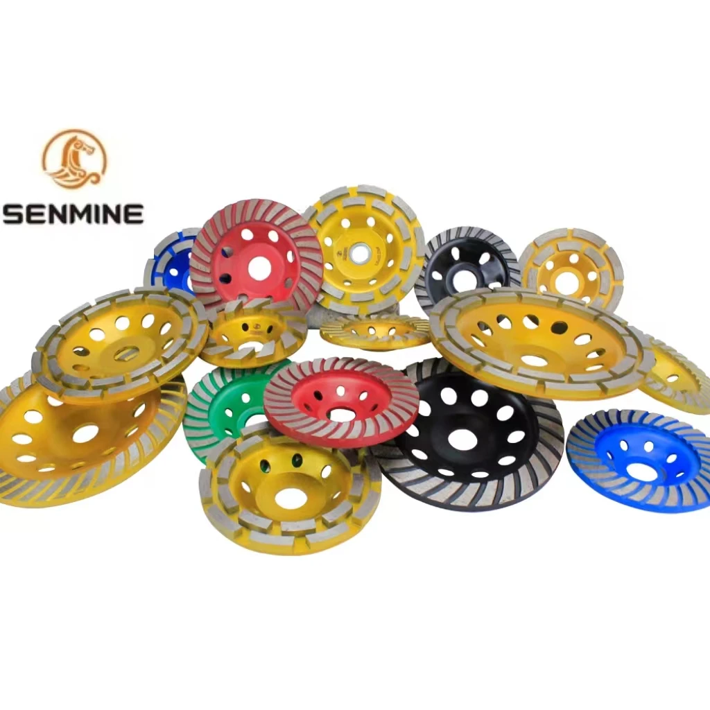 125mm 5inch Diamond Segment Grinding Wheel Abrasive Cup Cutting Disc Concrete Marble Granite