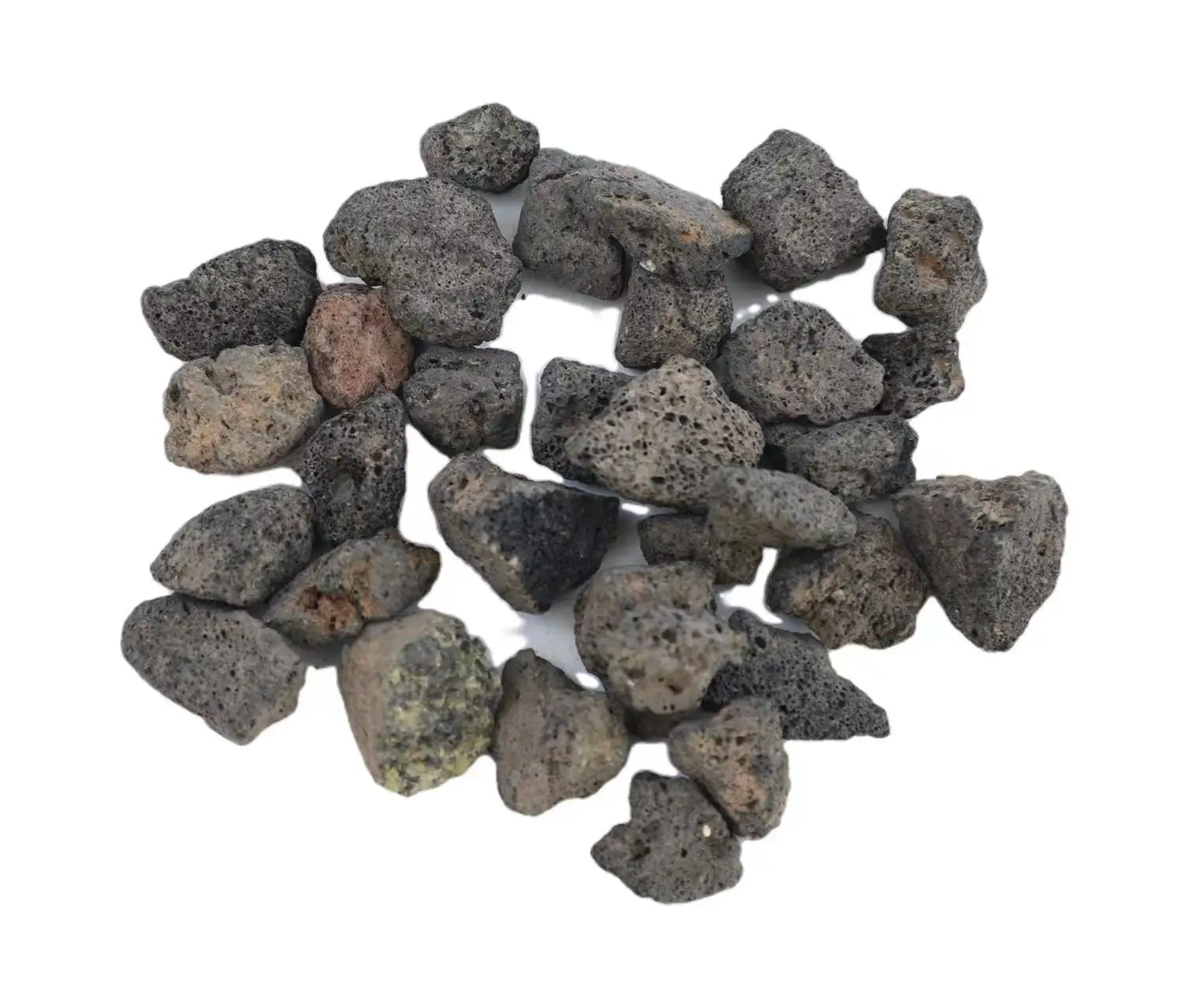 Natural Lava Rock Ball Volcanic Rock Stone Basalt Stone Red landscaping Stone For Fire Pit BBQ And Cooking