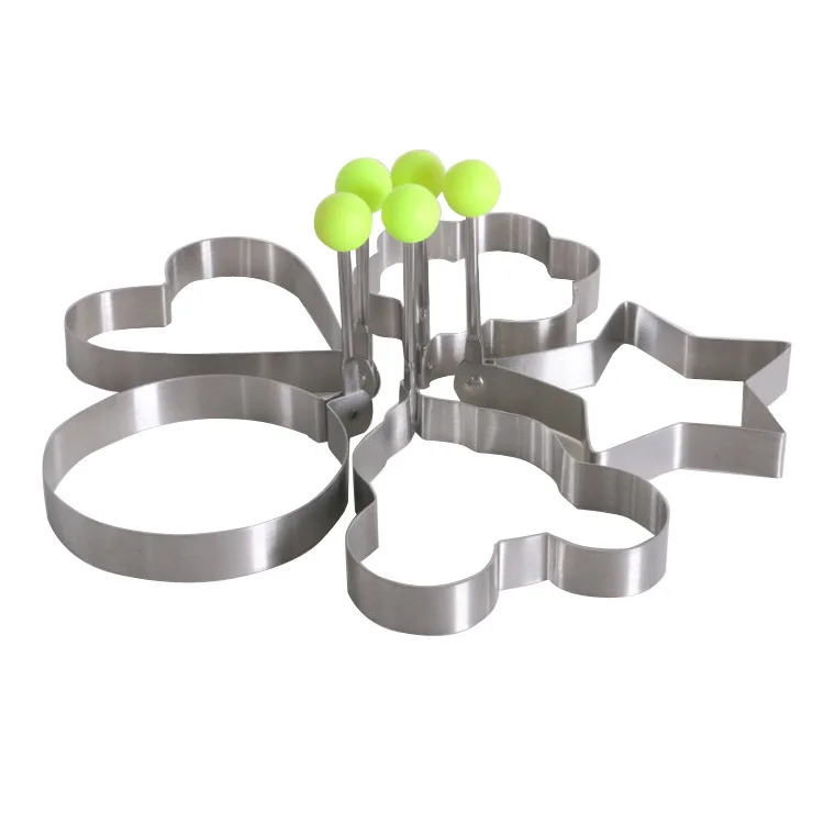 Формы для формирования яиц и блинов пластиковые Кухонные принадлежности омлета оптовая продажа кольца из нержавеющей стали 29-31