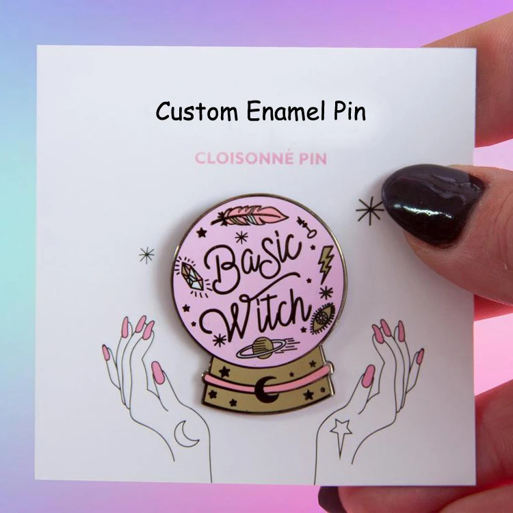 custom logo enamel pin maker