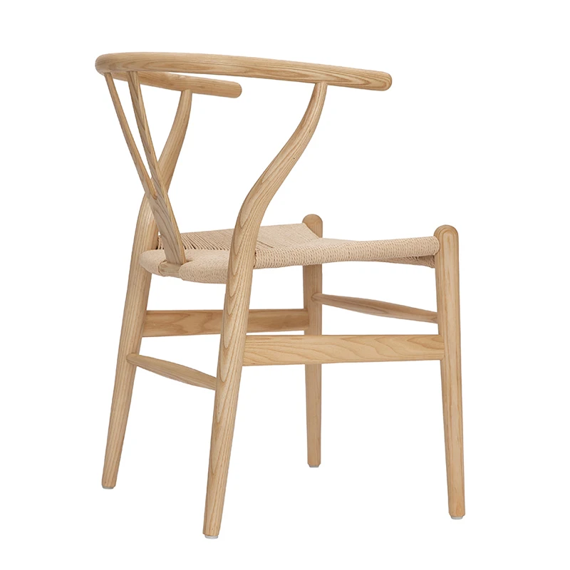 Y Wishbone, Ханс Вегнер, черная копия, Carl Hansen, Пепельный деревянный датский стул