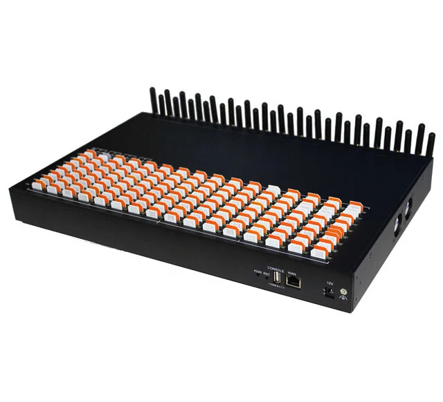 Skyline 32 Ports Gsm SMS Gateway 256 Sim 4G LTE Voip Device Simbank SMS Gsm Modem 32 Sim Cards Slots Bulk SMS Modem