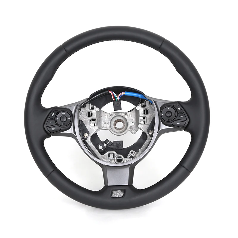 Upgrade GR Sport Leather Steering Wheel for Toyota GR86 Yaris GR 86 Subaru BRZ Mark X Reiz Crown Alphard Corolla Prius Vellfire