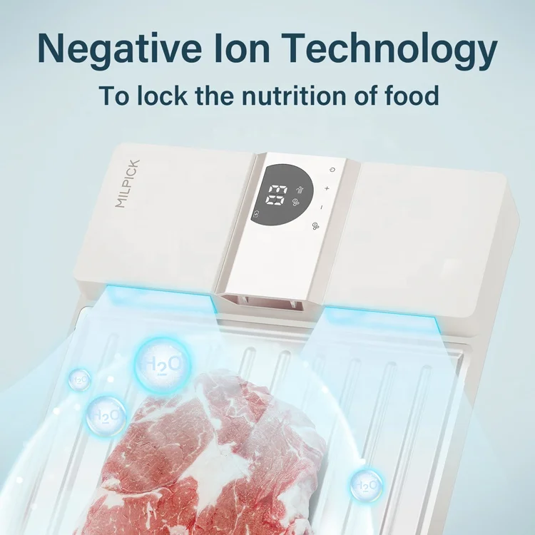 Multi-function electric eco-friendly up to 5 times fast rapid frozen food thaws board plate meat defrosting tray