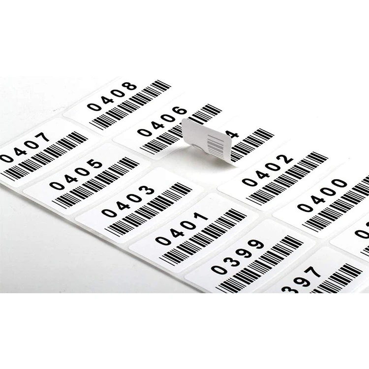 Wholesale Self Adhesive Consecutively Numbered Pre-printed Barcode Labels