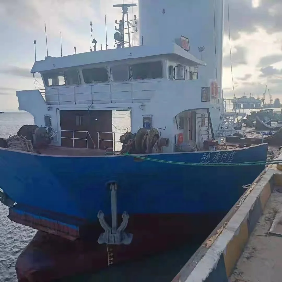 second hand self propelled barge LCT type cargo ship for sale