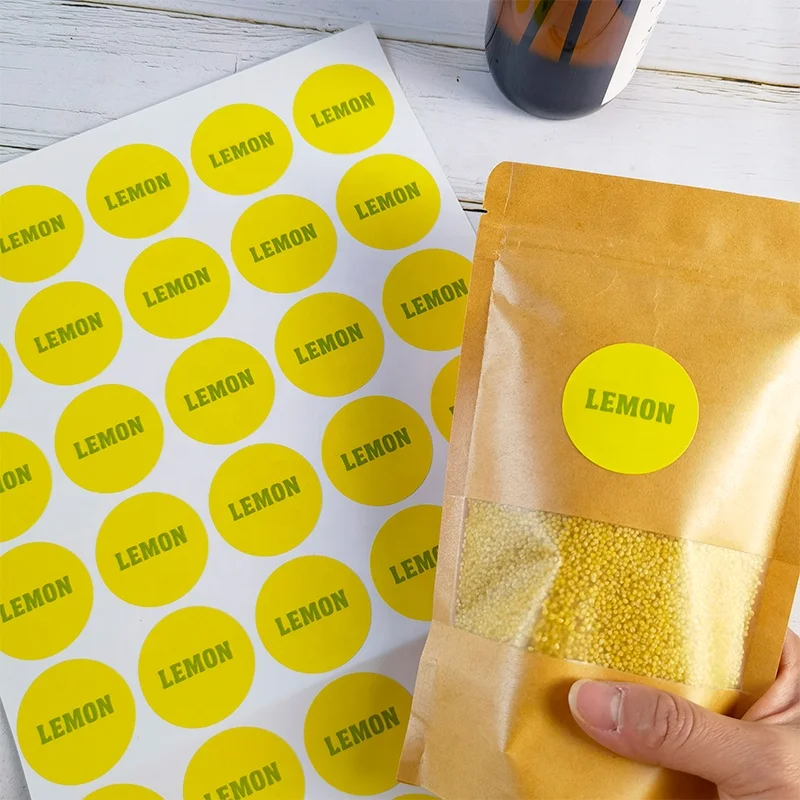Luxury Custom Waterproof Multiple Use Adhesive Sticker Sheets Kiss Cut Vinyl Logo Sticker Labels for Envelope Box Seal Packaging