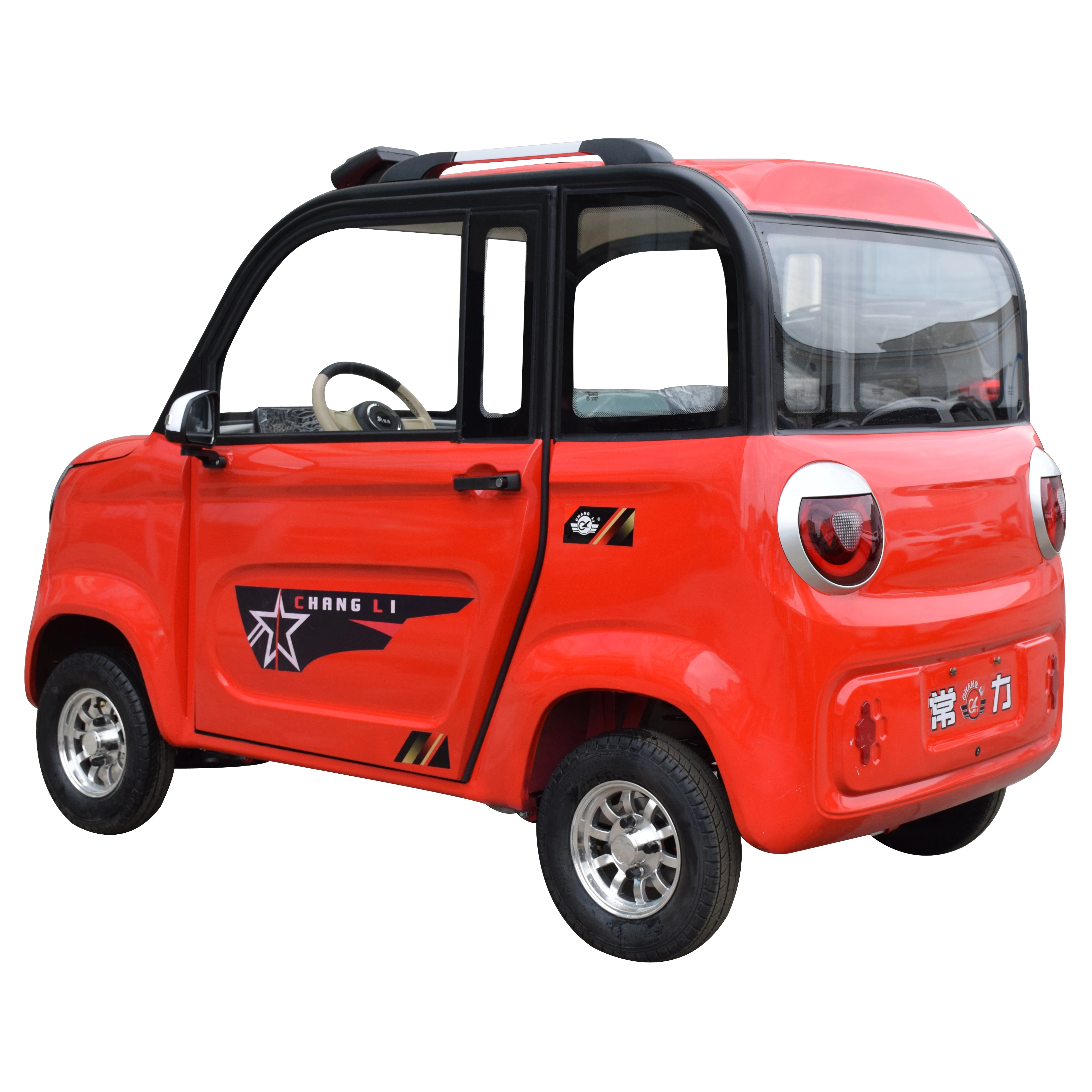 2024 Cheap Price DC Motor Low Speed Electric Car With Rear Drive