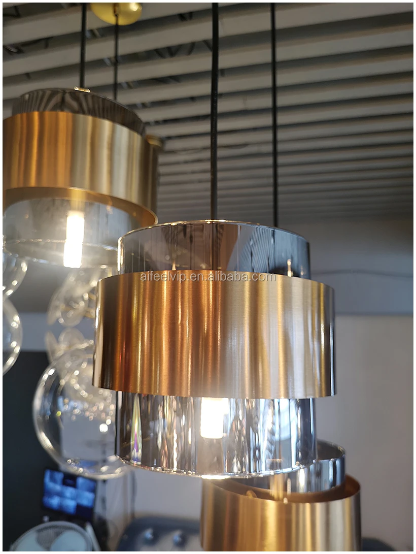 
2020 new product lamps home decor modern glass pendant light 