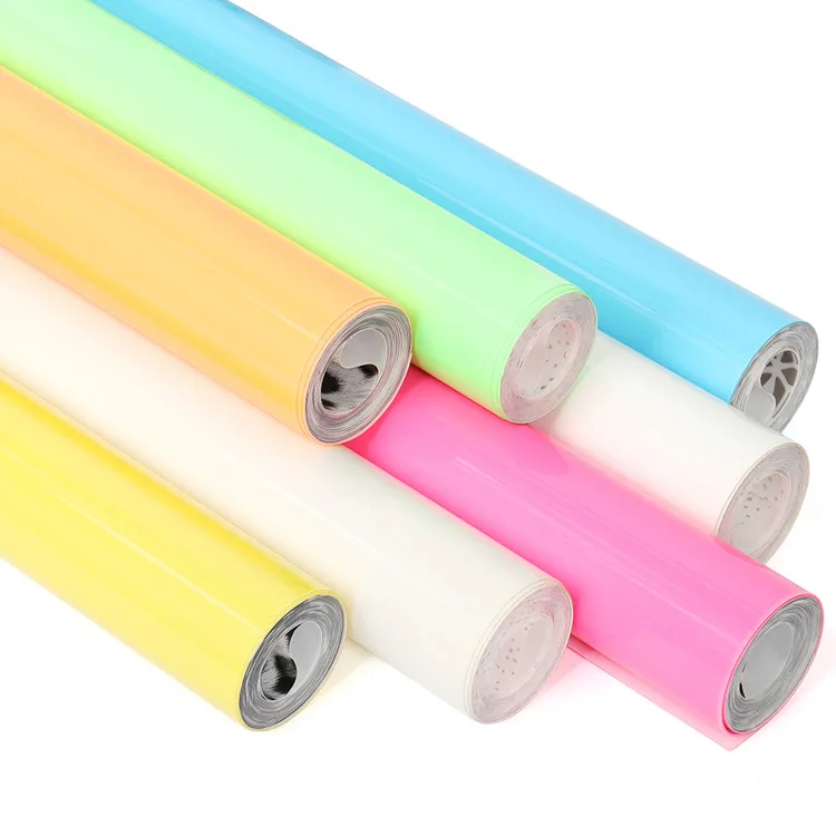 50CMX1M Wholesale Custom Magic Glow In The Dark HTV Rolls Heat Transfer Vinyl Transfer Film For Clothing Shirts